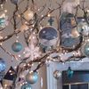 Bolas de Navidad azules