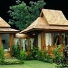 Bungalow de madera tropical de alta densidad