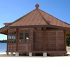 Bungalow de madera tropical de alta densidad