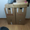 cajas armario con los vestidos