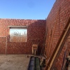 Cerramiento de ladrillos terminado