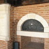 Chimenea abierta gigante, con horno