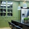Cocina en verde oliva