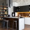 Cocina moderna abierta al salón