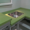 Encimera de silestone verde