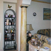 Columna pintada, imitando mármol
