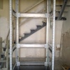 comienzo de la instalacón de un elevador con estructura panorámica