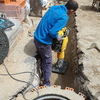 Compactación de zanja