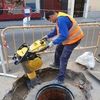 Compactación de zanja