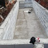 Construcción del vaso de la piscina