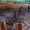 crucetas pilares en cimentacion 