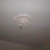Detalle de rosetón en sala de estar