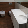 Detalle espejo y mueble/encimera