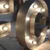 Detalle letras gigantes para eventos