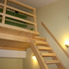 Escalera y barandilla madera