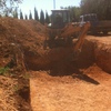 Excavación del vaso.