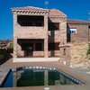 Codos a 90º en patio de parcela