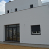Fachada hacia piscina