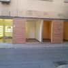 Fachada local durante trabajos