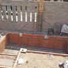 Fase de construcción de la picina