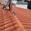 Finalización tejado, chimenea y antena