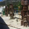 Formación de los pilares de la estructura.