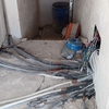 Foto de la escalera anterior en plena obra