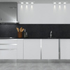 Frontal cocina Barcelona - encimera, fregadero y vitro