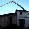 Grúa Cesta en tejados de Granada