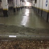 Hormigonado de zona, sumideros colocados.