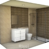 Imagen 3D del Baño principal