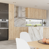 Estudio CGM Infografías. Render. Interior cocina salón. Brisbane, Australia 3