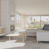 Estudio CGM Infografías. Render. Interior cocina salón. Brisbane, Australia 1