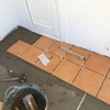 inicio de colocación de la solería