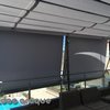 Instalación de 4 pérgolas aluminio 80 x 40 y 5 toldos cofre portada motorizados