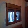 Instalacion de ventanas imitacion madera