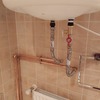 Latiguillos de seguridad especial termos y llave de corte de agua fría