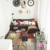 Loft con suelo de microcemento