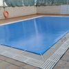 Poner toldo cobertor invierno en piscina