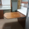 Mesa desplegada sin patas
