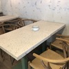 MICROCEMENTO EN MESAS EFECTO TERRAZO