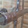 Mono mando grohe con barra de ducha tipo lluvia