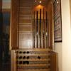 Mueble de entrada botellero y armero en Roble.