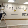 Mural decorativo para oficina