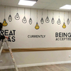 Mural decorativo para oficina