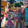 mural peldaños
