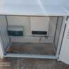 Nuestro armario exterior con Inversor y Cuadro de Protecciones