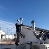 Nuestro equipo de trabajo montando chimeneas comunitarias