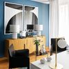 Pared azul