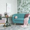 Pared con  papel pintado